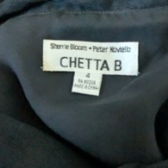 Vintage Chetta B floor length evening gown black - Picture 7 of 9